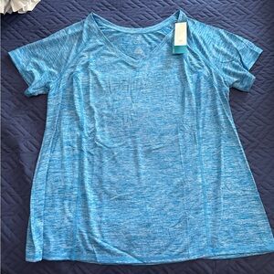 Lane Bryant LIVI Active Blue Shirt 22/24 NWT